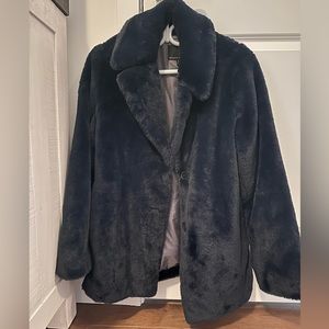 Banana Republic faux fur jacket